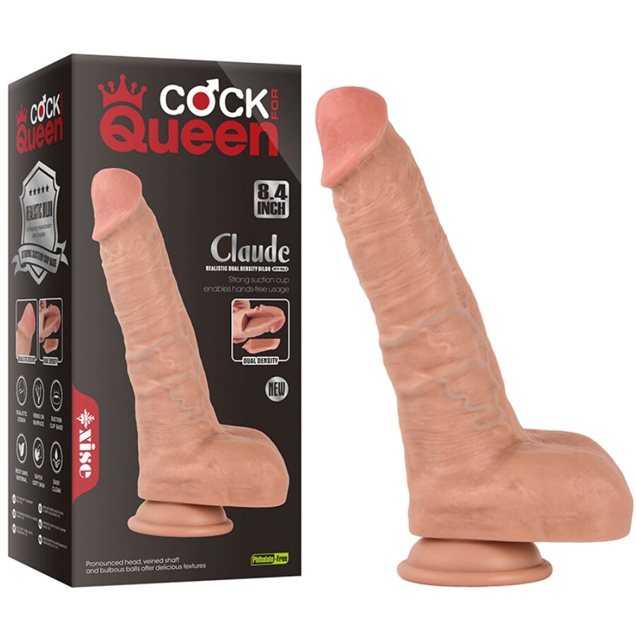 XISE - CLAUDE DILDO REALÍSTICO DOBLE DENSIDAD 16,5 CM - Lover Dreams