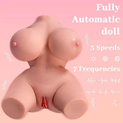 XISE - FRIEDA TORSO REALÍSTICO FEMENINO CON VIBRACIÓN 36 CM - Lover Dreams