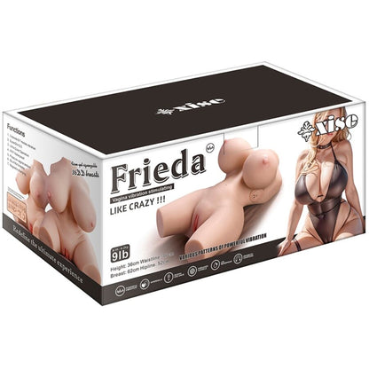 XISE - FRIEDA TORSO REALÍSTICO FEMENINO CON VIBRACIÓN 36 CM - Lover Dreams