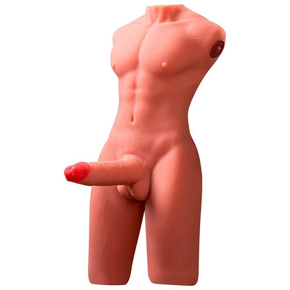 XISE - JASON HALF BODY TORSO REALÍSTICO MASCULINO CON THRUSTING Y VIBRACIÓN 55 CM - Lover Dreams
