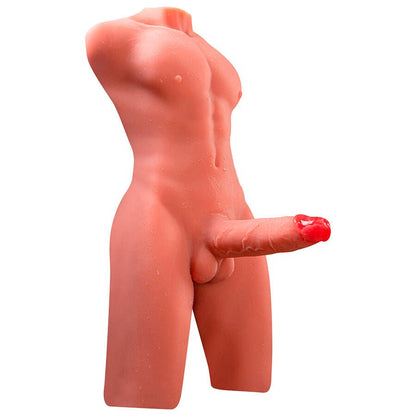 XISE - JASON HALF BODY TORSO REALÍSTICO MASCULINO CON THRUSTING Y VIBRACIÓN 55 CM - Lover Dreams