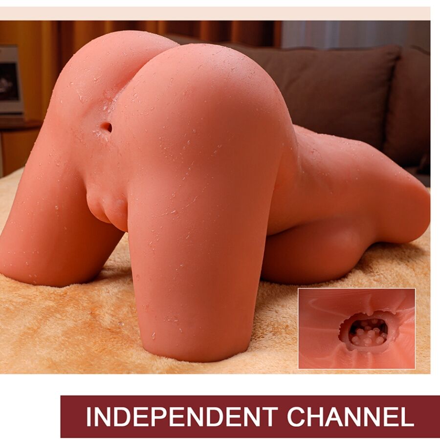 XISE - MIAH LADY BOY TORSO FEMENINO CON DILDO CON VIBRACIÓN Y THRUSTING 55 CM - Lover Dreams