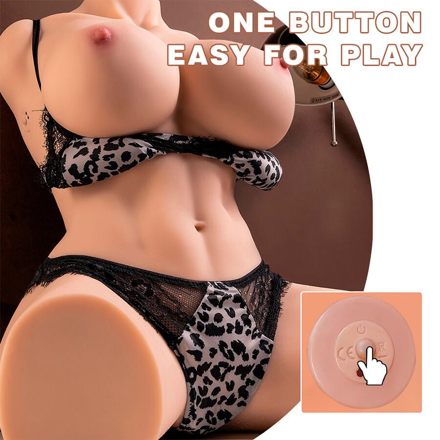 XISE - MURIEL TORSO REALÍSTICO FEMENINO CON THRUSTING 55 CM - Lover Dreams